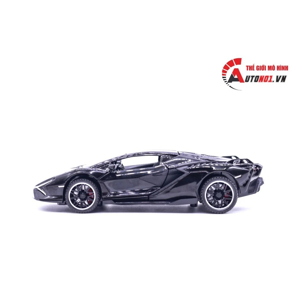 MÔ HÌNH XE LAMBORGHINI SIAN FKP BLACK 1:32 DOUBLE HORSES 6922