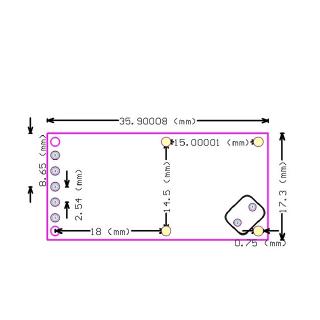 RCWL-0516 microwave radar sensor module Human body induction switch module Intelligent sensor