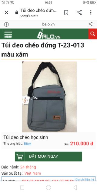 Túi chéo unisex hàng công ty