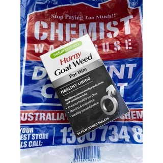 Viên uống tăng cường sinh lý nam Naturopathica Horny Goat Weed for Him 50 viên