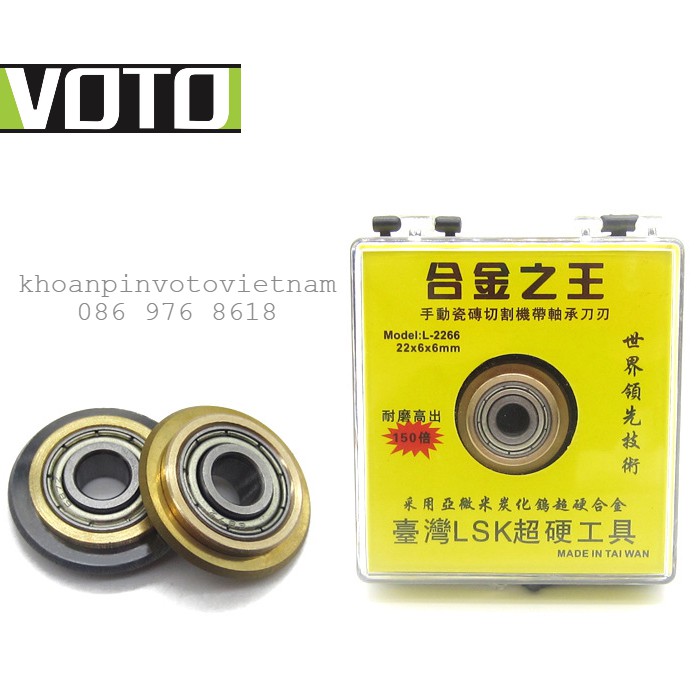 Lưỡi cắt gạch, lưỡi cắt gạch bàn đẩy 22*6*6mm 18k Voto (vàng bt)