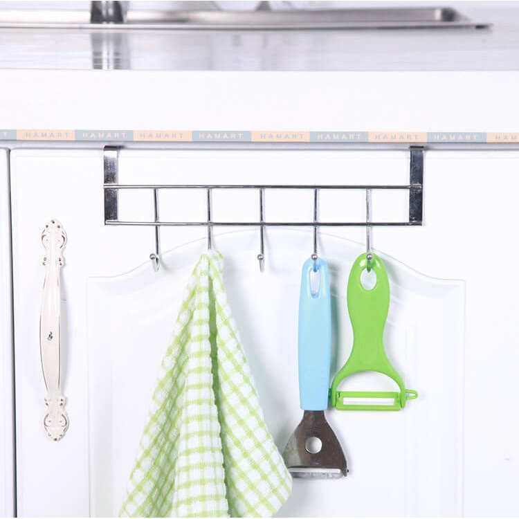 Giá Treo Đồ , Móc Inox Treo Đồ Gắn Sau Tủ Cánh Cửa Nhà Tắm Phòng Bếp 1432 Đức Tài