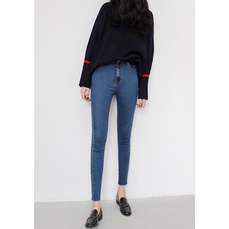 Quần jeans trơn ( ảnh thật ở cuối )