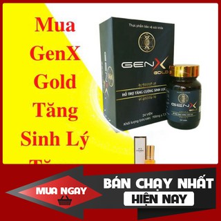 {{{ siêu sale}}} Sản Phẩm Tăng Cường Sinh Lý Nam GenX Gold Giúp Chống Xuất Tinh Sớm Tặng Kèm Nước Hoa Cao Cấp - GXG4 SIÊ