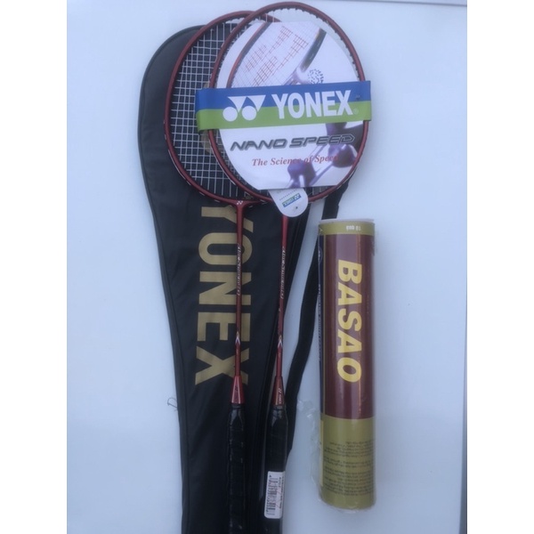 Sỉ Bộ vợt cầu lông Yonex 2 chiếc/ bộ, nhẹ lưới căng dành cho học sinh