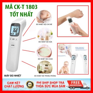 Nhiệt kế hồng ngoại - Nhiệt Kế Điện Tử Đo Trán Đa Năng Infrared CK-TT1503, công nghệ Nhật Bản độ chính xác cao, đo trong