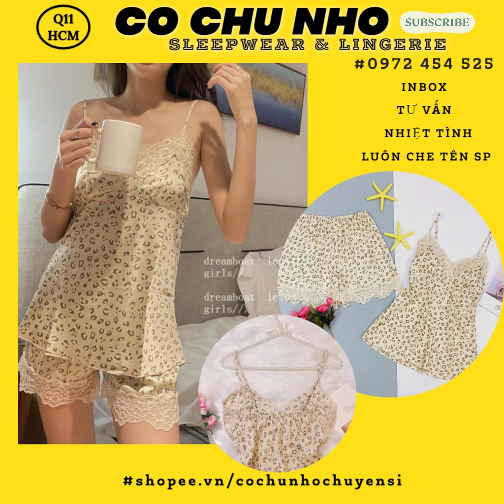 ♥️[ĐỒ BỘ -  BEO VÀNG ]♥️[LL547-1] váy ngủ sexy-  Cô chủ nhỏ chuyên sỉ