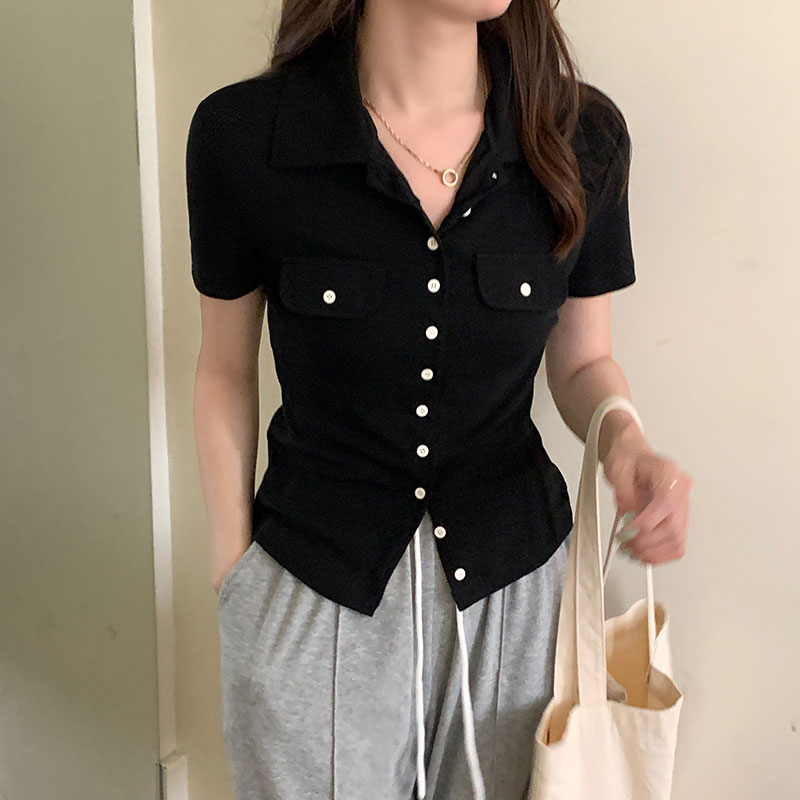 Áo Cardigan Ngắn Tay Trơn Màu Dễ Phối Đồ Dành Cho Nữ 43199