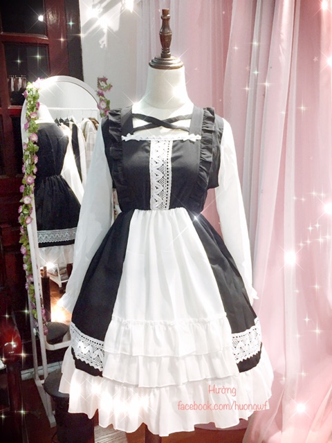 [có sẵn] Đầm / Váy Lolita OP hồng baby | BigBuy360 - bigbuy360.vn