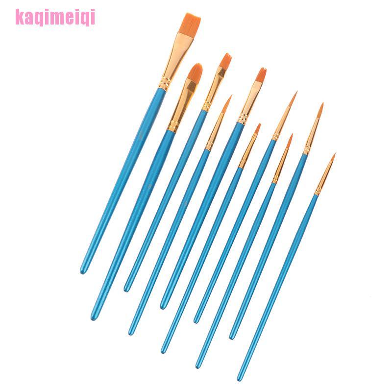 Set 10 Cọ Vẽ Màu Nước Đa Năng Tiện Dụng Chất Lượng Cao