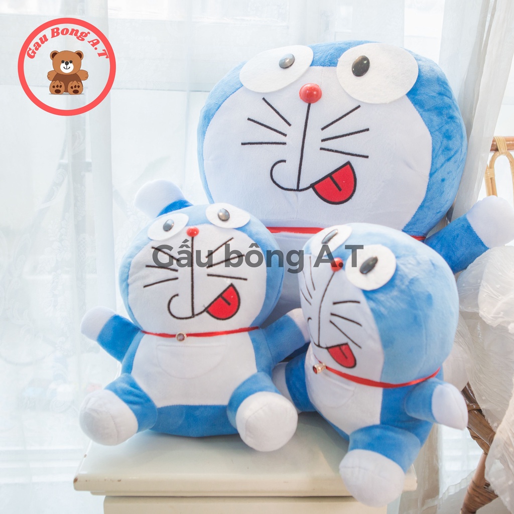 Gấu Bông Doraemon, thú nhồi bông hình doraemon đáng yêu, doraemon biểu cảm cute size 30cm-80cm