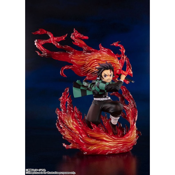 Mô hình nhân vật Tanjiro hơi thở của lửa, Nezuko, Zenitsu - Kimetsu no Yaiba