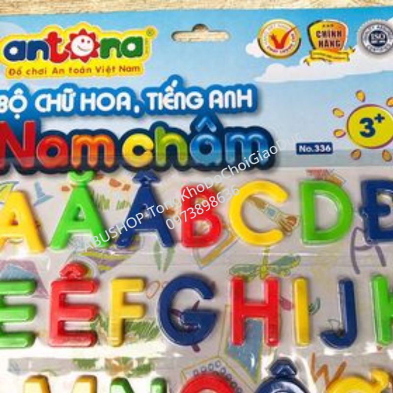 Đồ dùng học tập FREESHIP Bộ chữ số NAM CHÂM chính hãng, Mua combo được giảm thêm 20%[do choi tre em]1