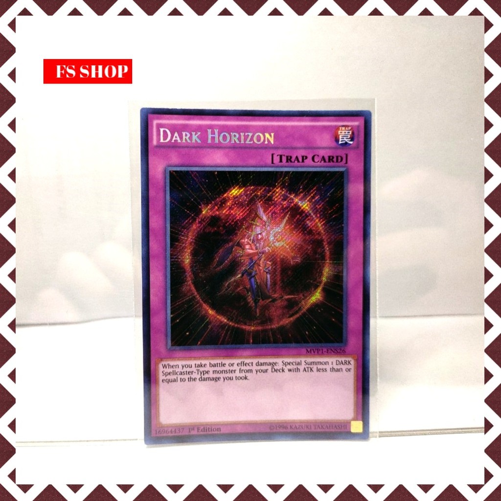 Thẻ bài Yugioh cạm bẫy - Dark Horizon (Secret Rare)-Thẻ bài chính hãng