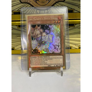 [ Dưa Hấu Yugioh ] Lá bài thẻ bài Ash Blossom & Joyous Spring - Premium Gold Rare - Tặng bọc bài nhựa bảo quản