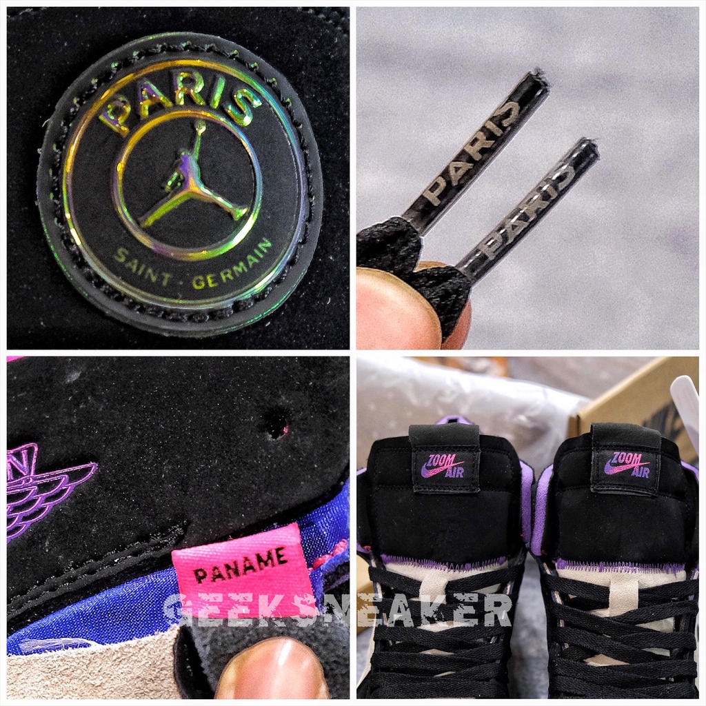 [GeekSneaker] Giày Sneaker Cổ Cao | Jordan 1 Zoom Air CMFT PSG Paris Saint-Germain