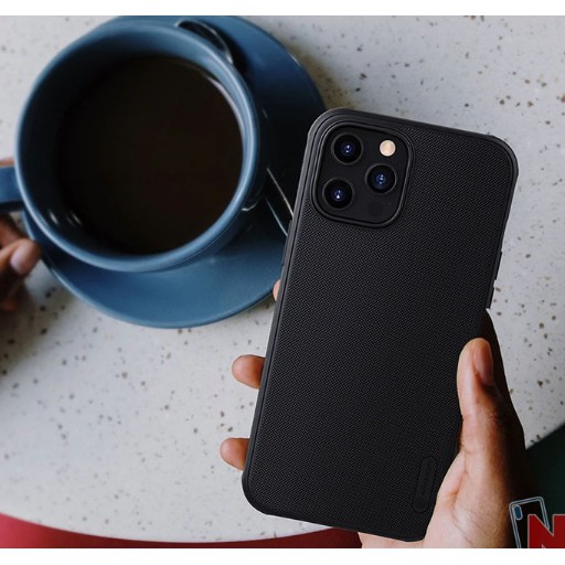 ỐP LƯNG IPHONE 13 PRO MAX, 13, 12 - 12 PRO - 12 PRO MAX NILLKIN SẦN LƯNG CỨNG VIỀN DẺO CHÍNH HÃNG