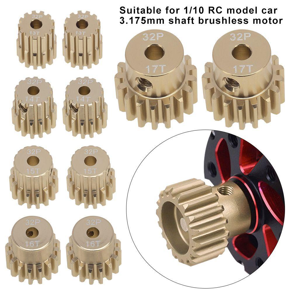 Bánh Răng Kim Loại Nhôm 3.175MM 13T 14T 15T 16T 17T Chuyên Dụng Cho Mô Hình Xe Hơi