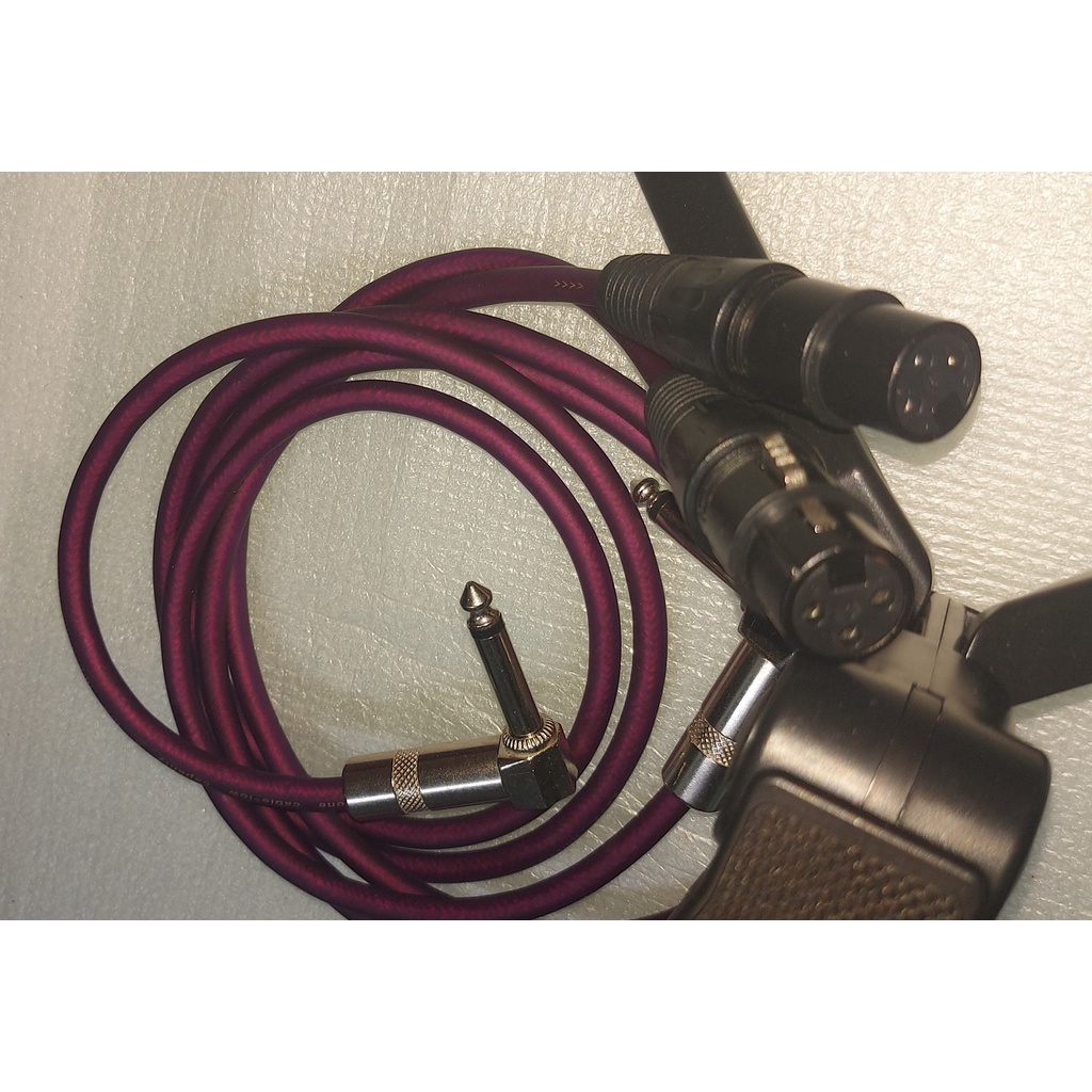 Dây tín hiệu chuyển jack xlr canon cái ra jack 6 ly  mono