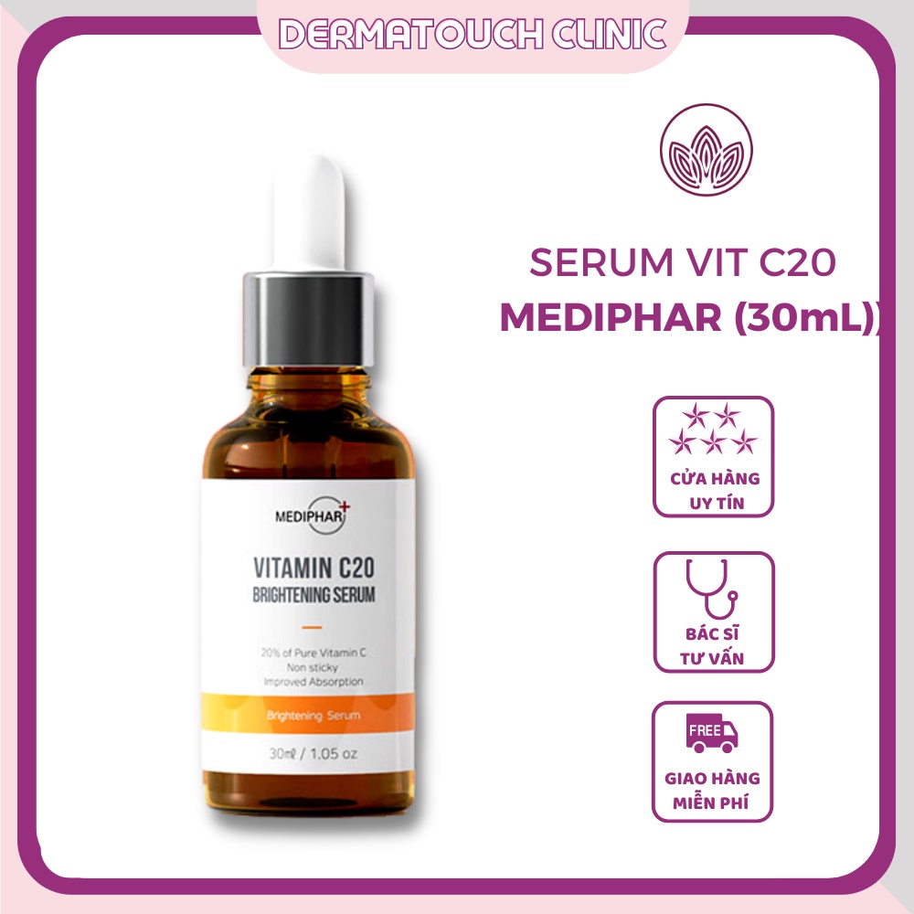 ✅[Chính Hãng] Serum Vitamin C dưỡng trắng da Mediphar 30mL