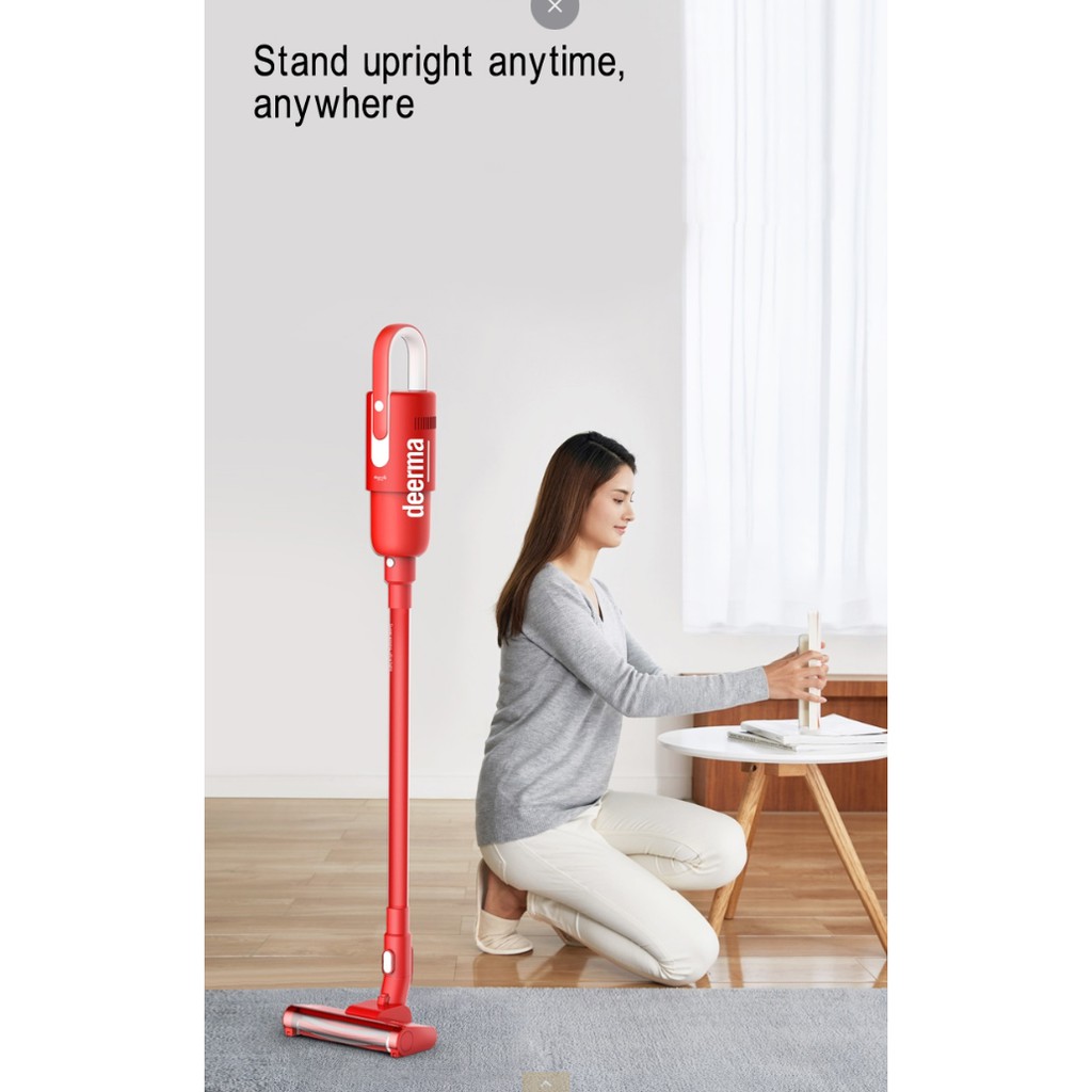 [Mã ELMS5 giảm 7% đơn 300K] (Tặng lọc dự phòng) Máy hút bụi không dây Deerma VC21 (Red Edition) | BigBuy360 - bigbuy360.vn