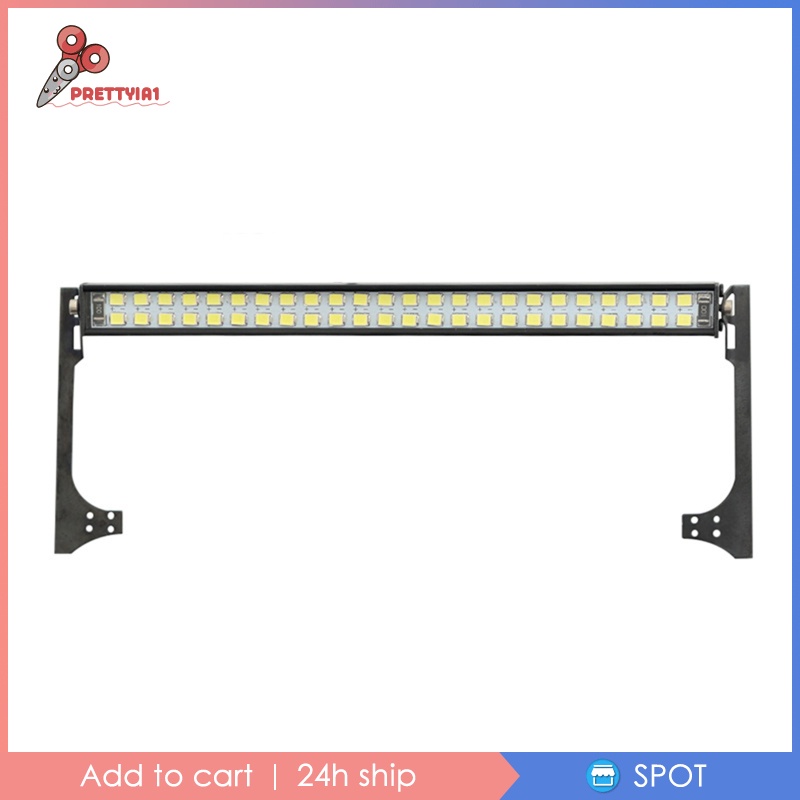 Phụ Kiện Thanh Đèn LED Bằng Kim Loại Gắn Nóc Xe Hơi SCX10 90046 Tỉ Lệ 1 / 10