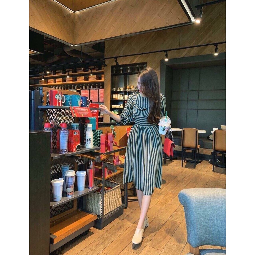 Đầm dự tiệc cổ bèo quyến rũ, Zara dress | BigBuy360 - bigbuy360.vn