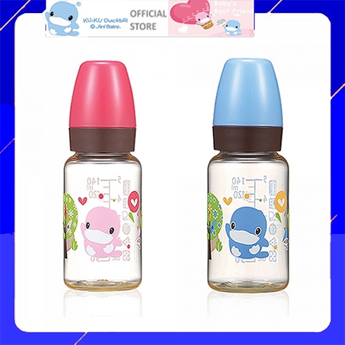 Bình sữa cổ thường nhựa PES kuku ku5850a 140ml
