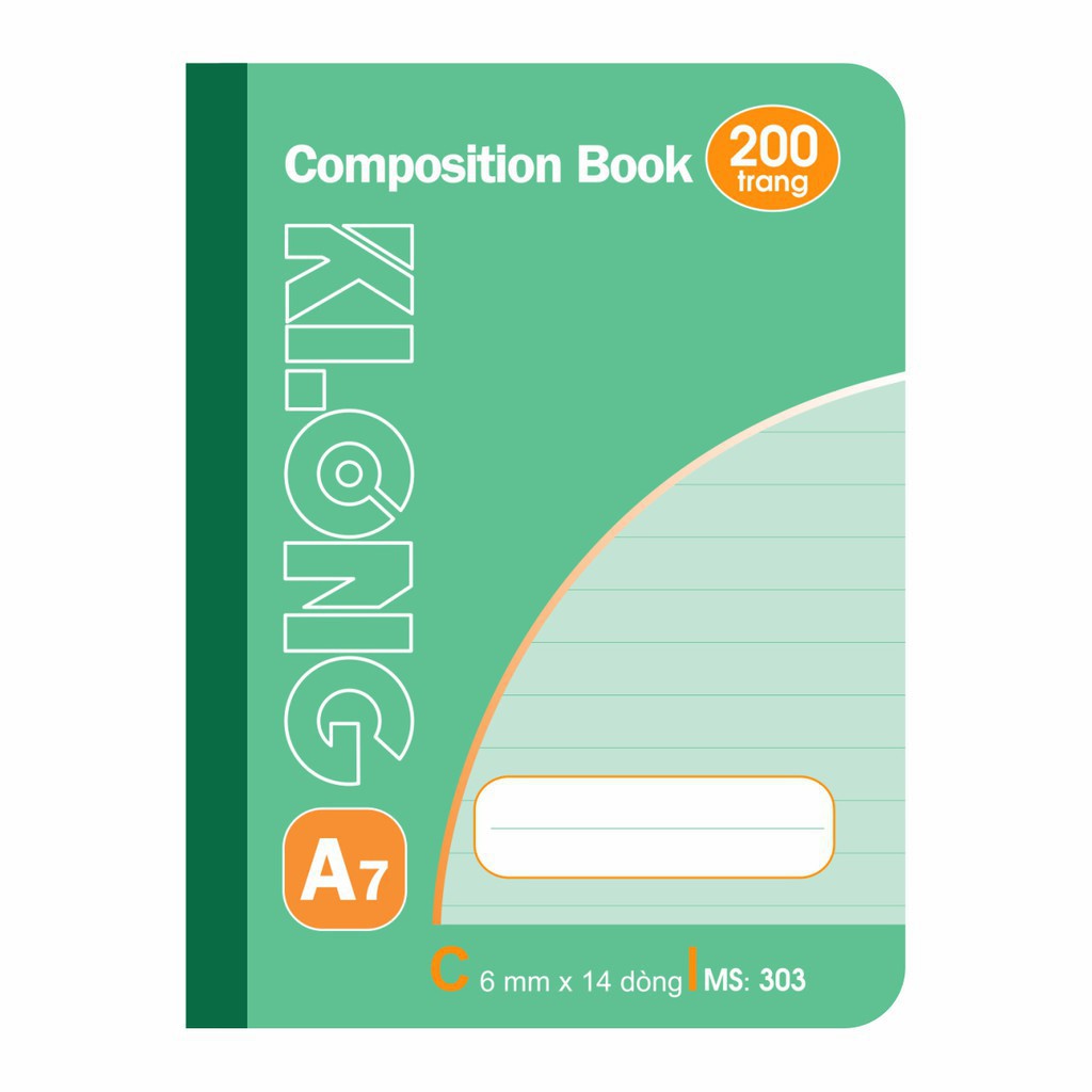 Sổ May Dán Gáy Klong A7 - 200 trang - Ms: 303