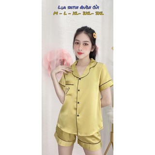 BỘ ĐỒ MẶC NHÀ LỤA SATIN - TAY NGẮN QUẦN CỘC