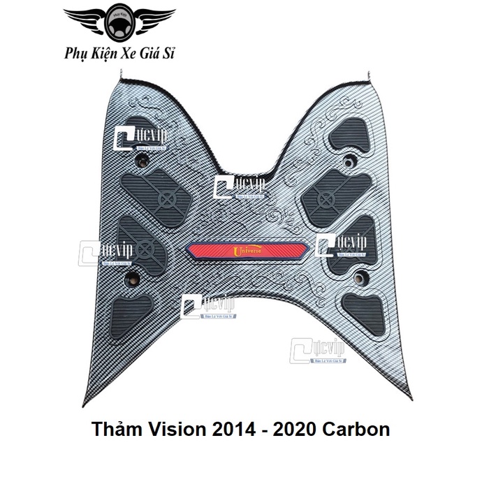 Thảm Lót Gác Chân Trước Carbon Vision 2014 - 2020 ( Hàng Cao Cấp ) MS1439