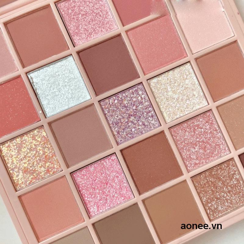 ✨✨Bảng mắt 25 Màu Tông Lì Và Nhũ Kim Sa May Mắn