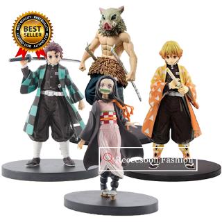 Demon Slayer Kimetsu No Yaiba Action Figures Toys Kamado Tanjirou Nezuko