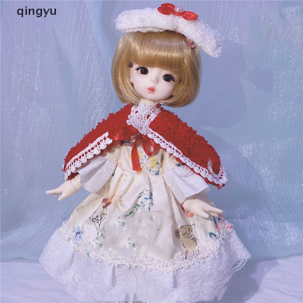 qingyu BJD Loli Doll Lolita Clothes 1/6 BJD Accessories Beautiful Maid Dress Girls Gift PLI