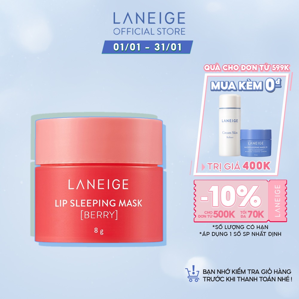 Mặt nạ ngủ cho môi Laneige Lip Sleeping Mask Berry 8g