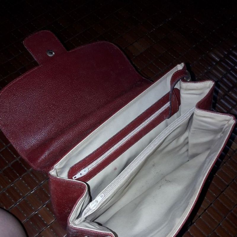 Túi da thật hiệu si Nhật