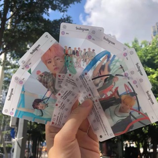 Set card trong 8 tấm BTS Answer