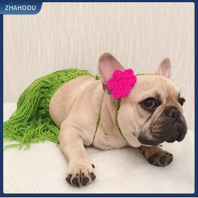 ☃Nhà☃ Chân Váy Tua Rua Hóa Trang Chó Bull Corgi