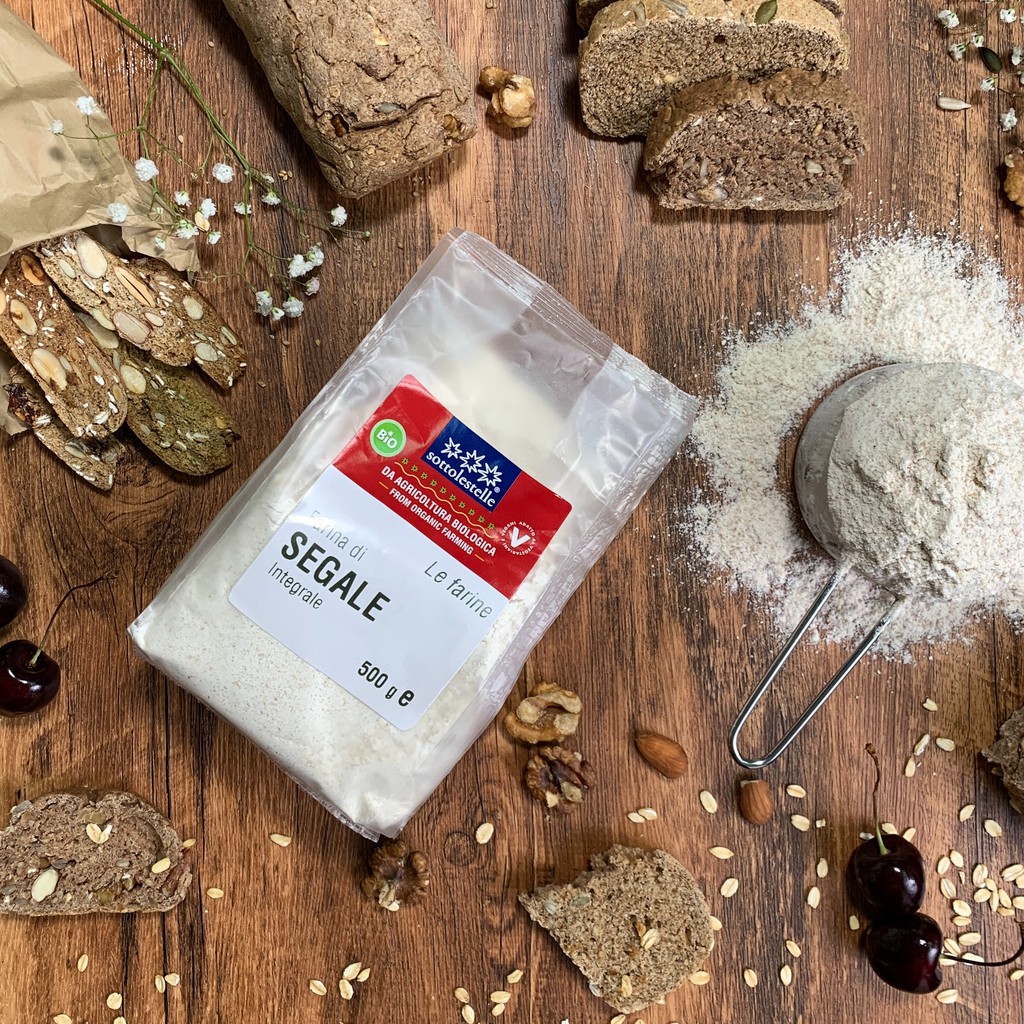 [Mã 159FMCGSALE giảm 8% đơn 500K] Bột lúa mạch đen nguyên cám hữu cơ Rye Flour - Bohsener Muhle & Sotto