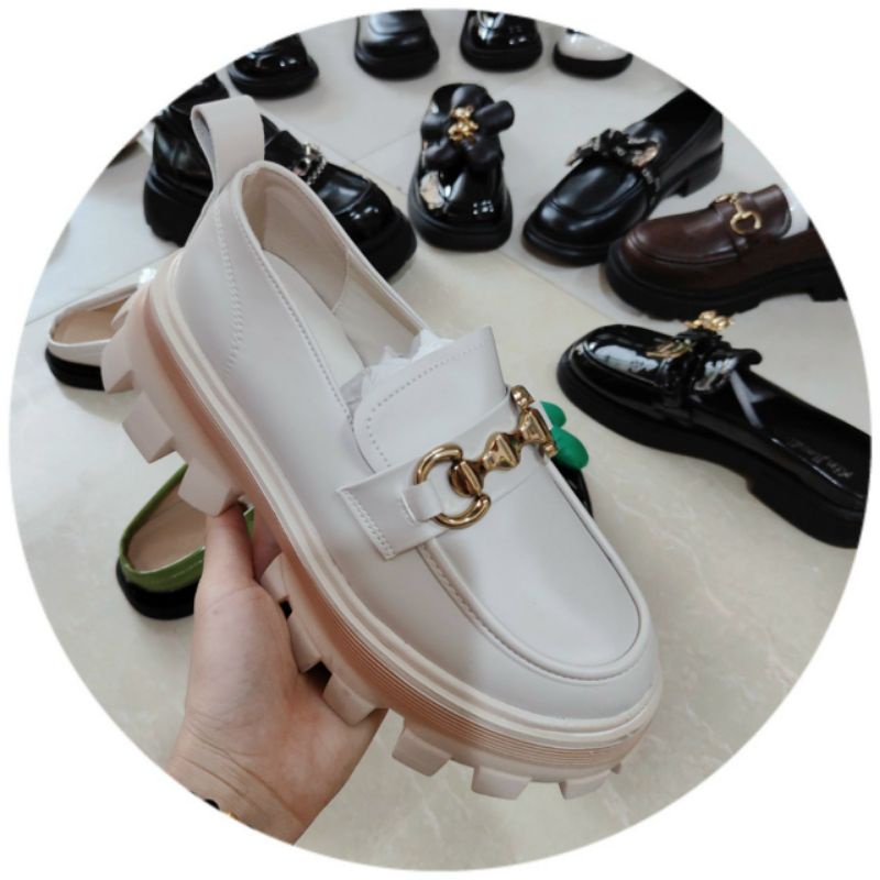 Giày lười nữ đế cao QCCC chọn live