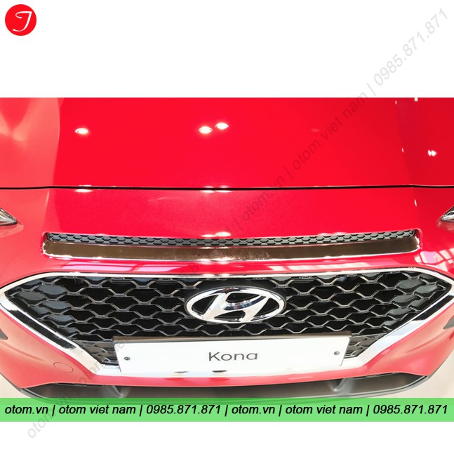 Ốp trang trí viền ca lăng và lưới ba đờ xốc Hyundai Kona Korea (2pcs)