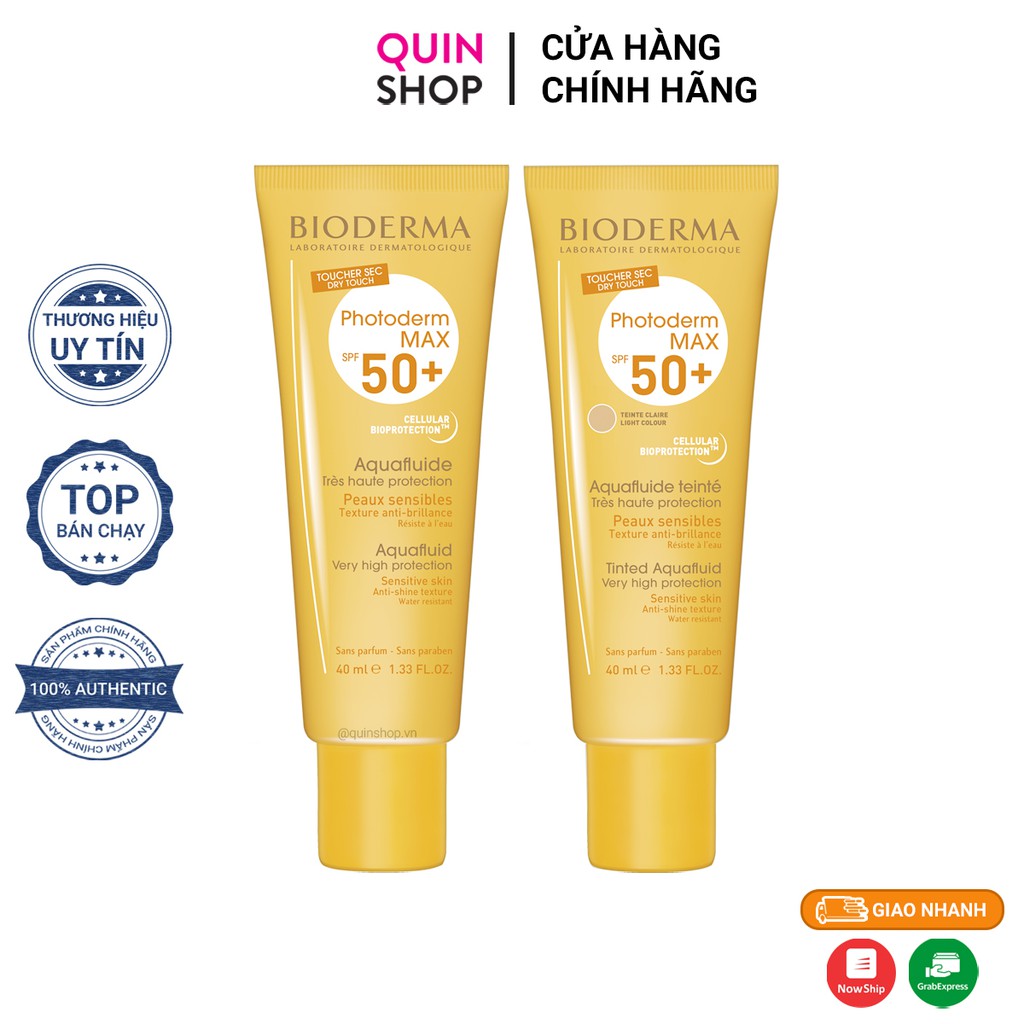 Kem Chống Nắng Bioderma Photoderm Max Aquafluide