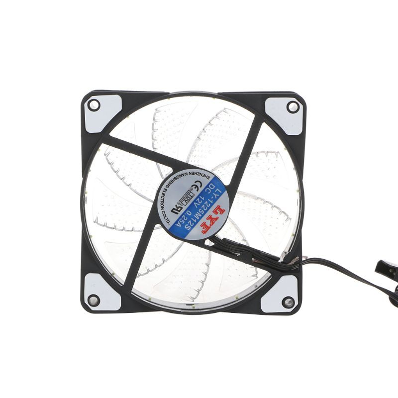 3-Pin/4-Pin 120mm PWM PC Computer Case CPU Cooler Cooling Fan with LED Light NEW