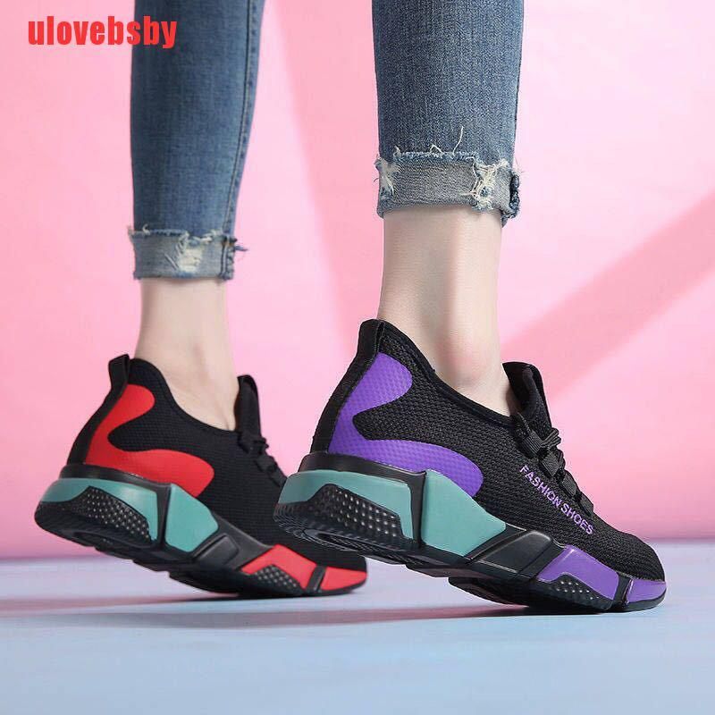 [ulovebsby]Fashion single shoes Casual Women Running Sport Shoes touring  women's sneaker