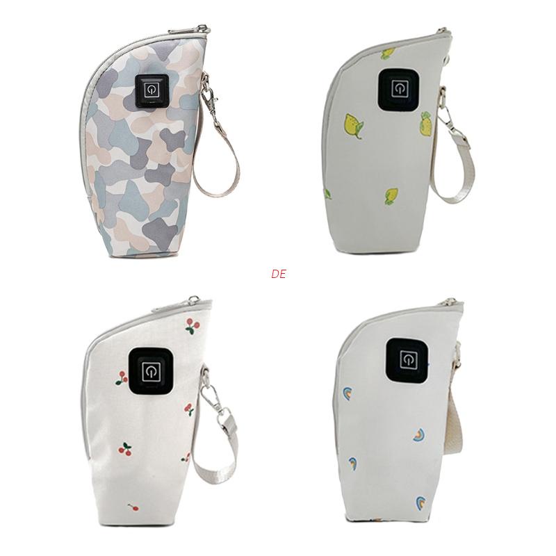Vỏ bọc giữ ấm bình sữa thực phẩm sạc bằng USB cho bé yêu an toàn tiện dụng