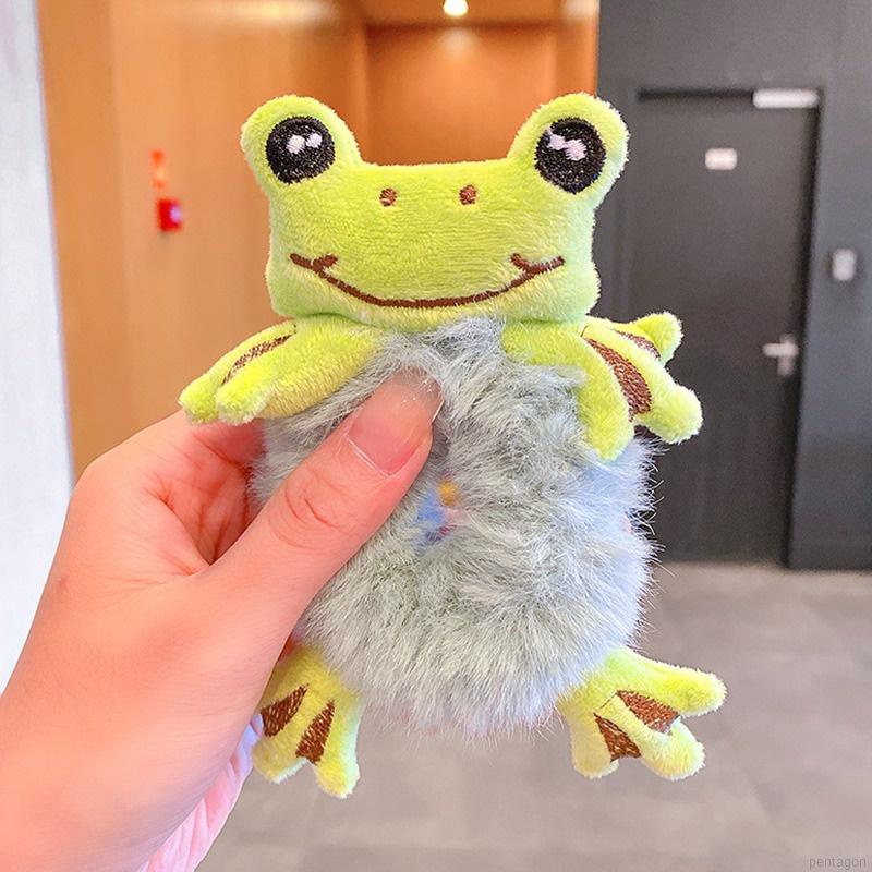 Dây buộc tóc co giãn hình thú nhồi bông dễ thương cho nữ