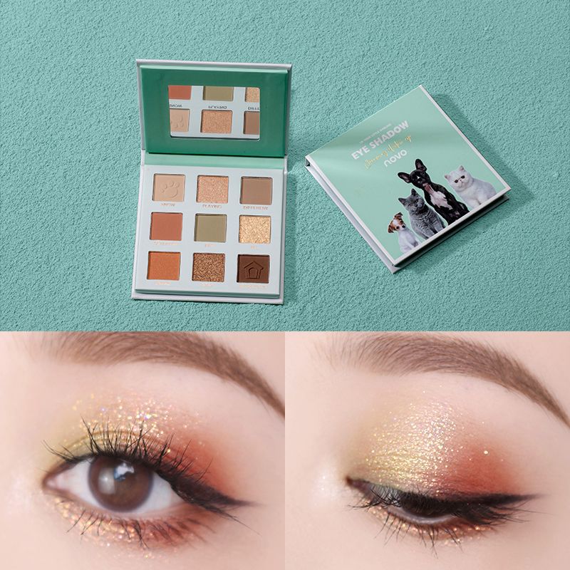 (Hàng Mới Về) Bảng Phấn Mắt Chín Màu Thiết Kế Hình Động Vật Dành Cho Học Sinh | BigBuy360 - bigbuy360.vn