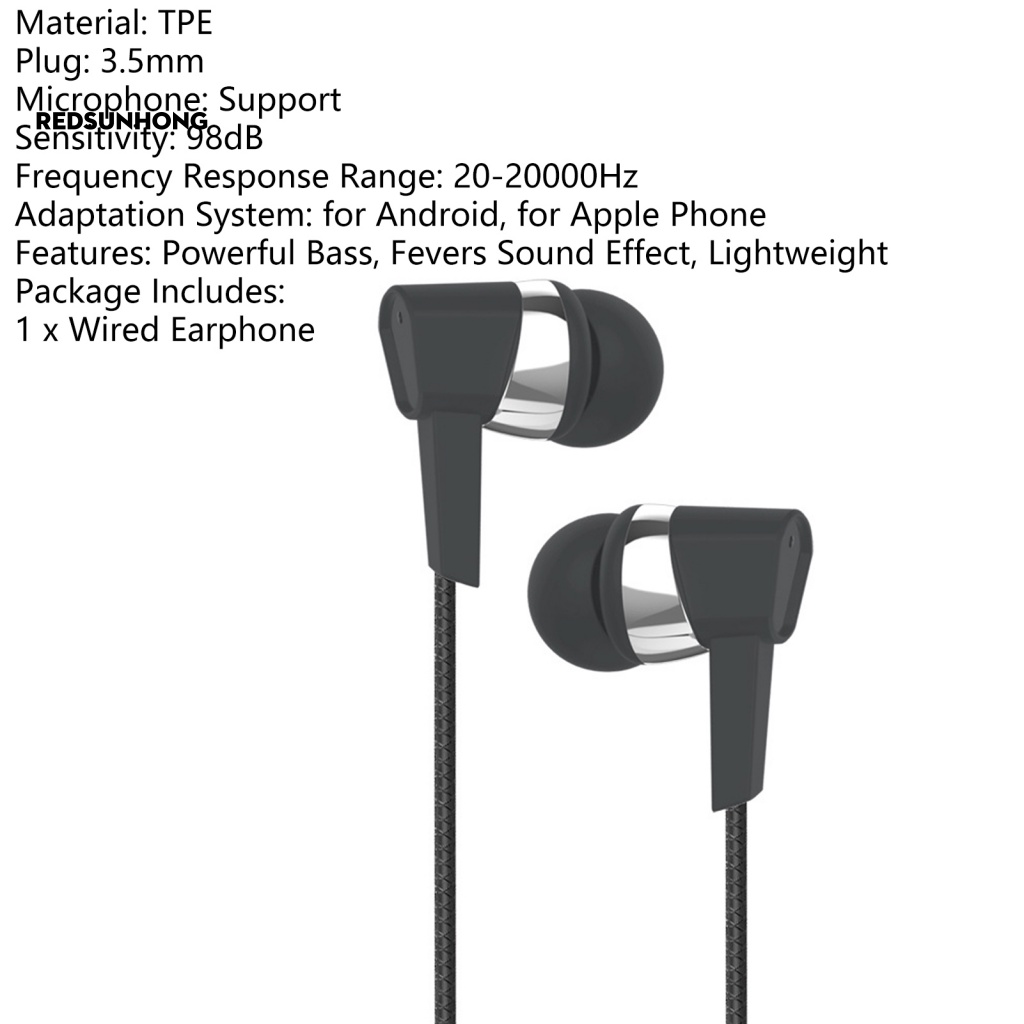 Tai Nghe Nhét Tai Jack 3.5mm Chống Ồn Giảm Ồn Tiện Dụng