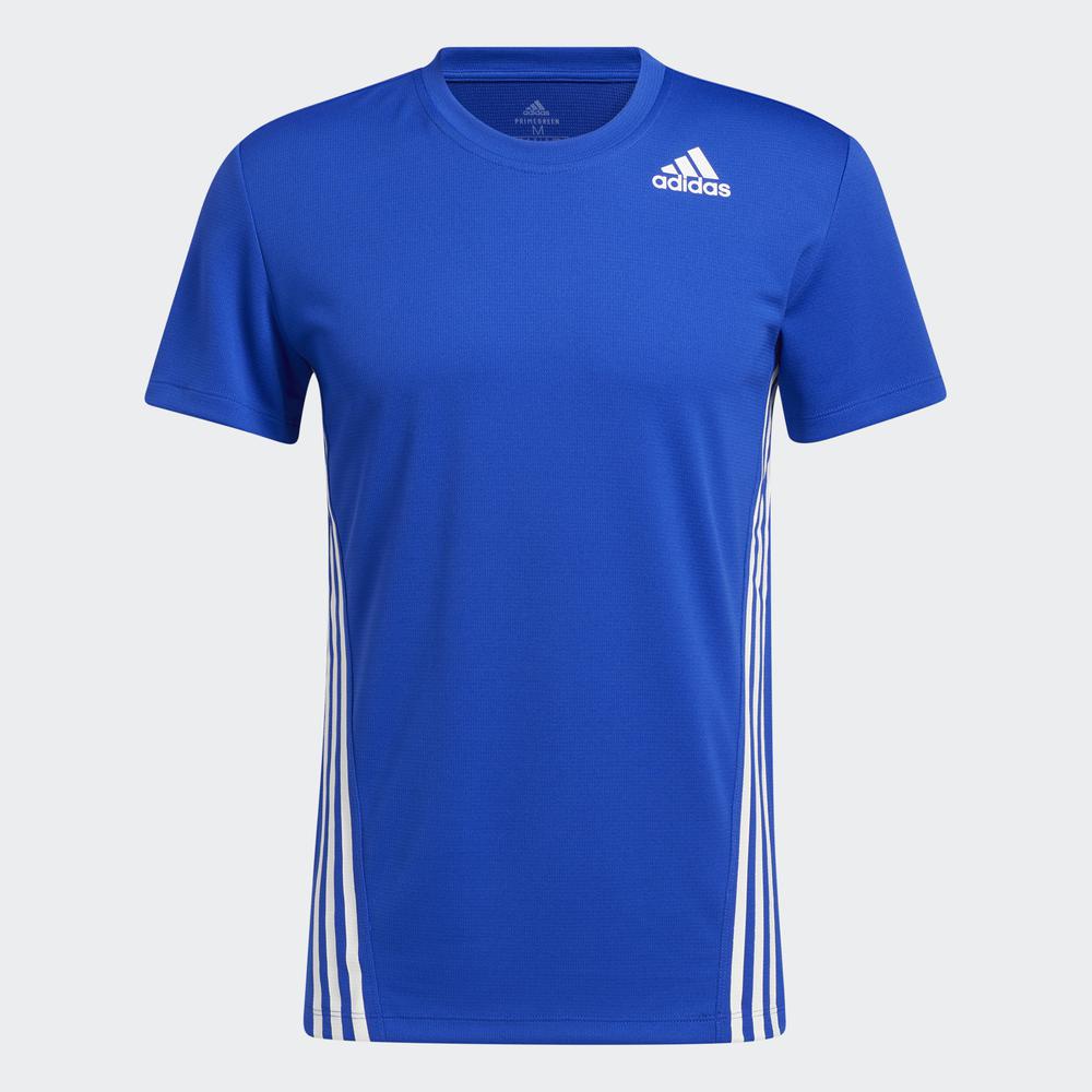 Áo Tee adidas TRAINING Nam Áo phông AEROREADY 3 Sọc Màu xanh dương H33323