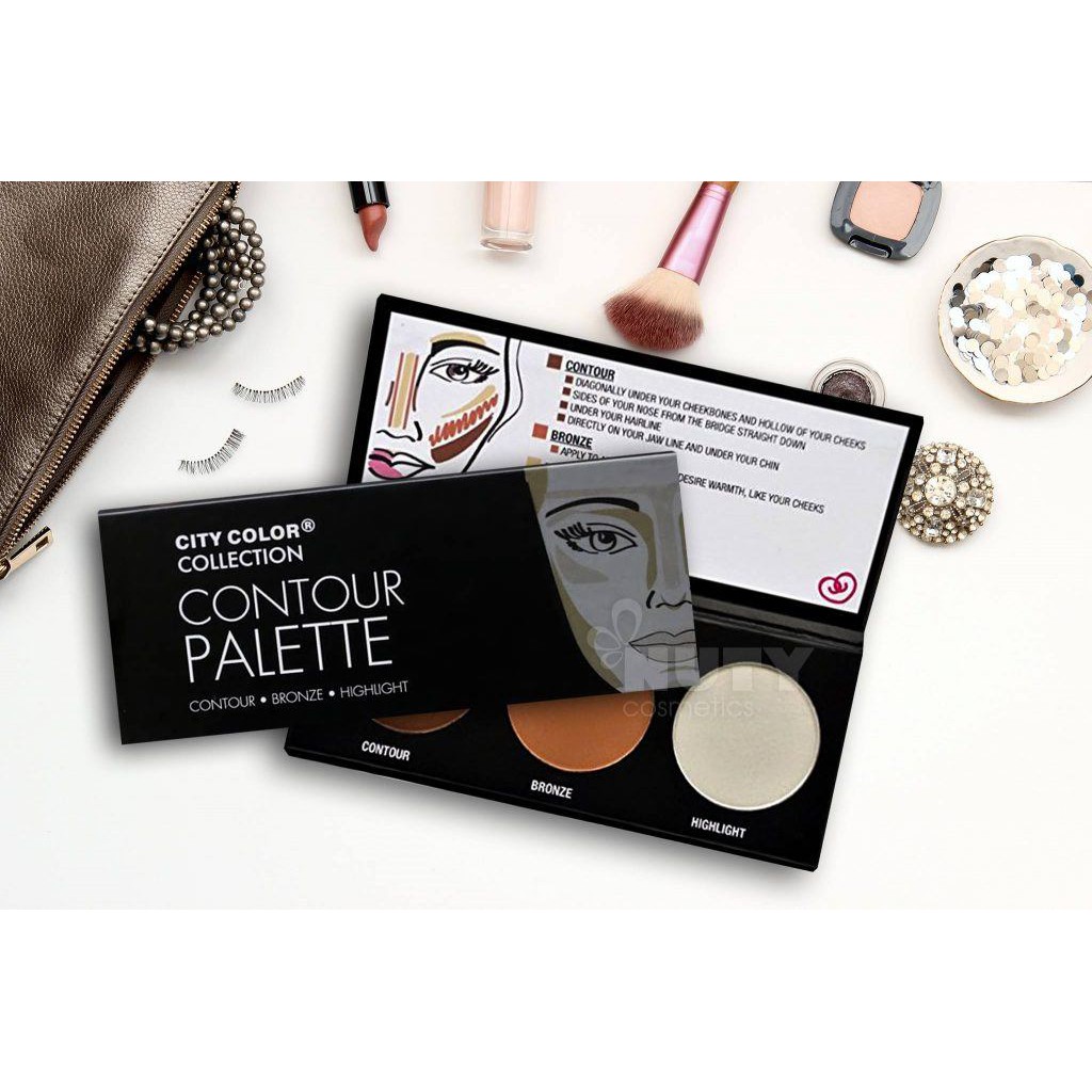 Phấn tạo khối 3 ô City Color Contour Effects Palette | BigBuy360 - bigbuy360.vn